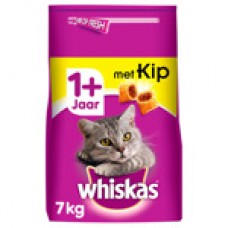 Whiskas Brokjes Adult kip 7 kg